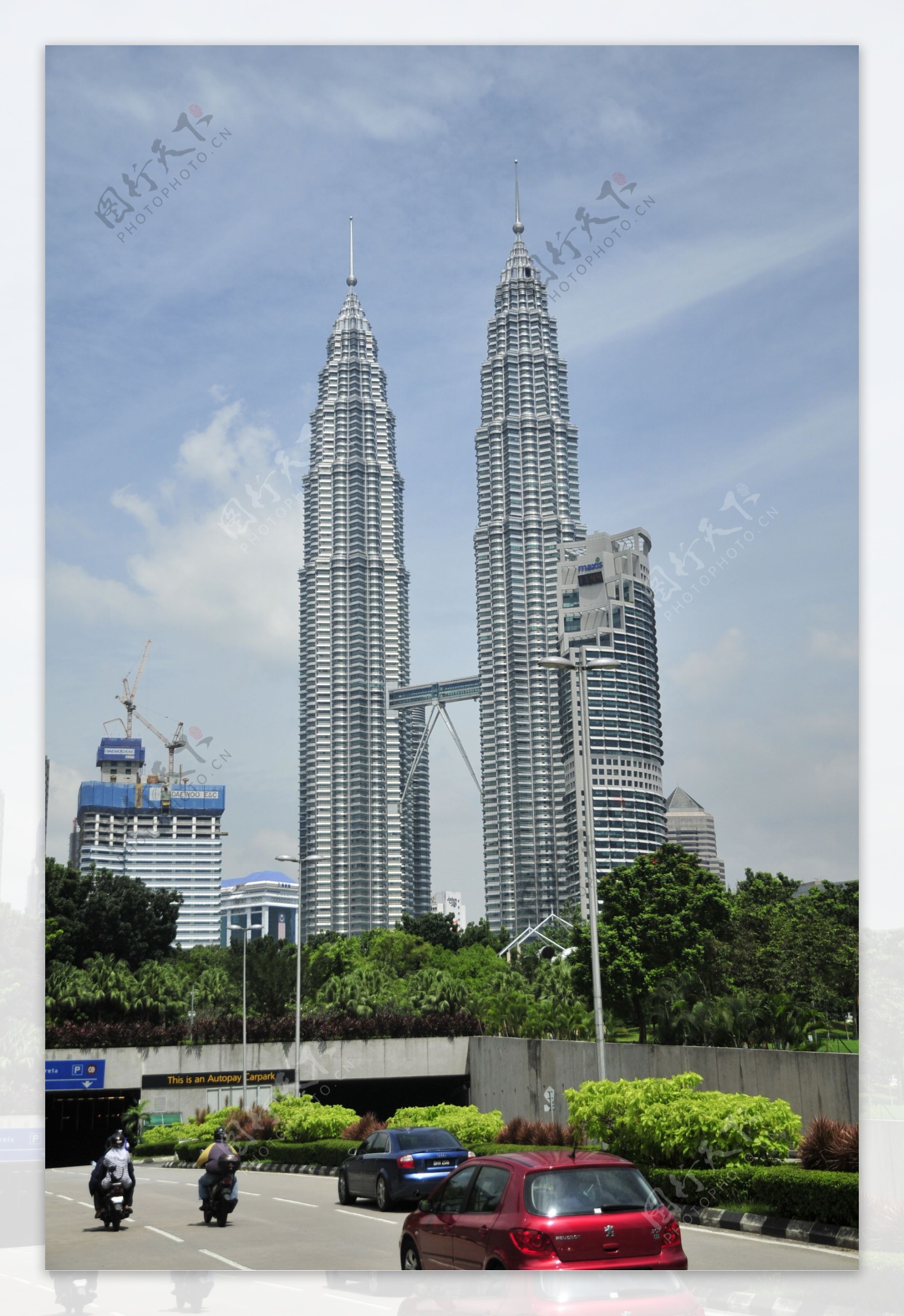 马来西亚双峰塔图片