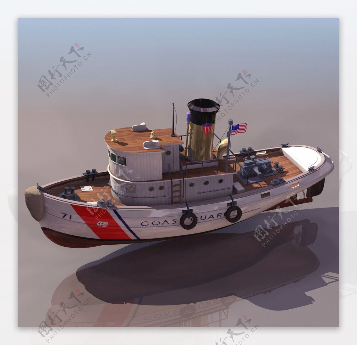 3D美军舰船模型图片
