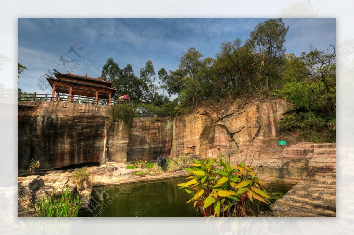 莲花山风景区图片