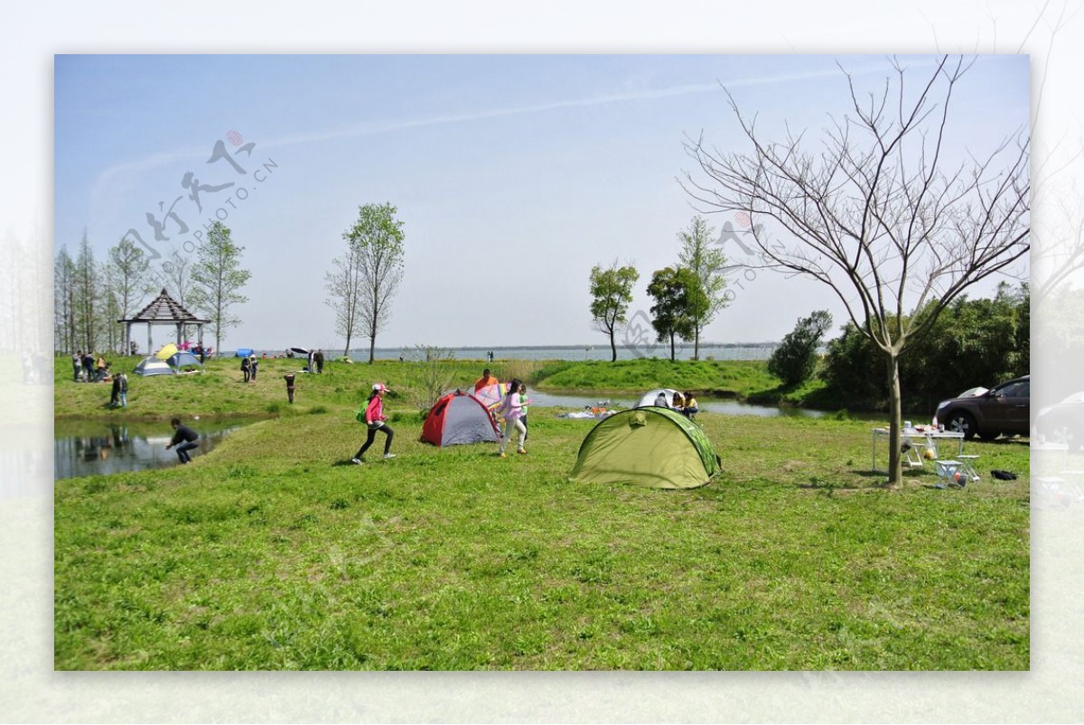 上海淀山湖风景区图片