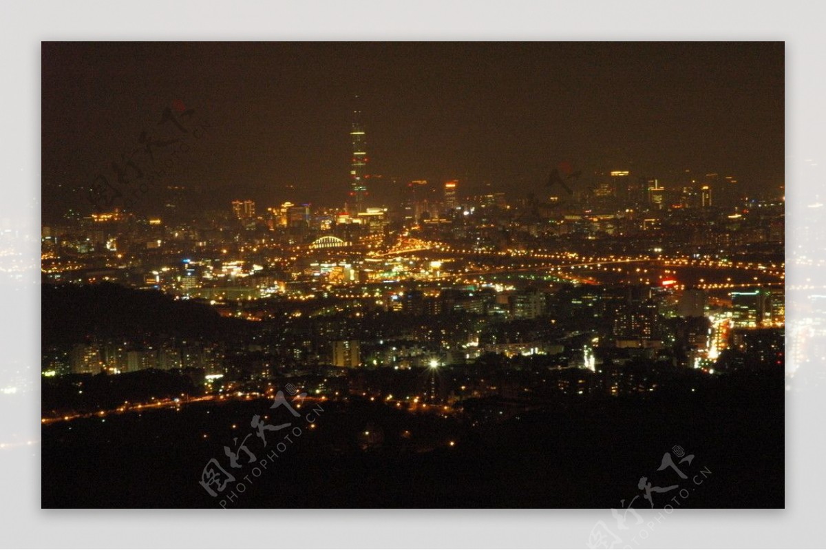 绝美台湾碧山岩台北夜景图片