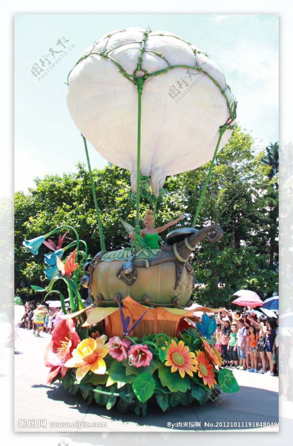 香港迪斯尼乐园花车图片