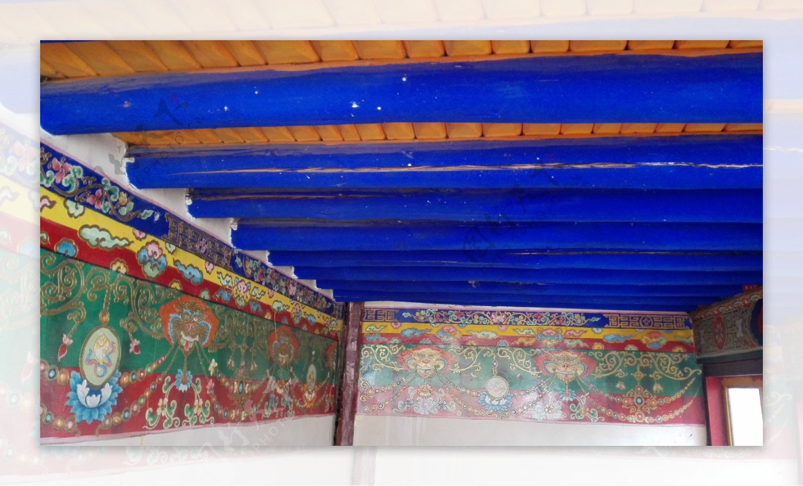 传统藏式房屋寺庙建筑结构图片