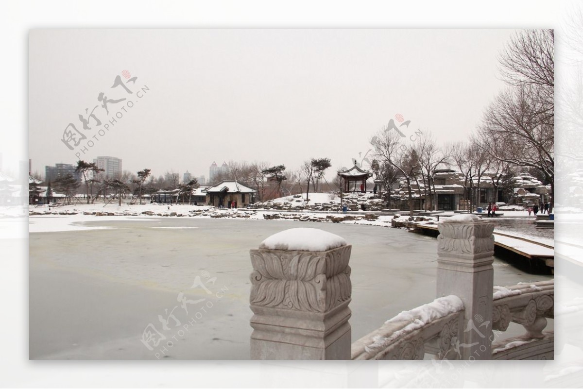 北宁雪景图片