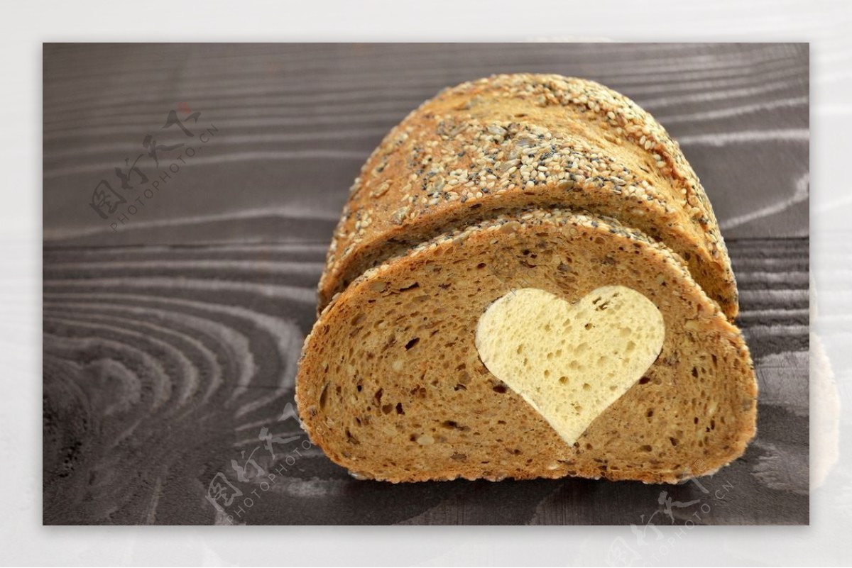 非主流爱情面包图片