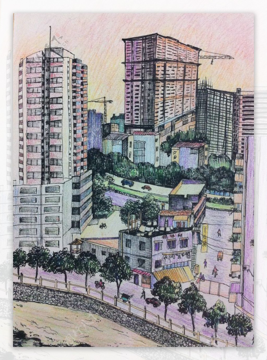2001年广州天河街景图片
