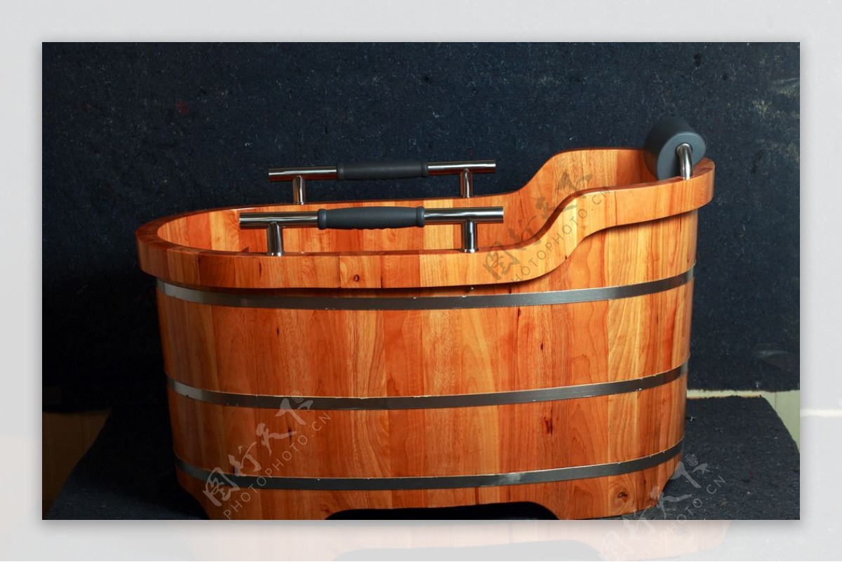 檀香泡澡桶-一體成型邊框(各種尺寸齊全)-雅典木桶