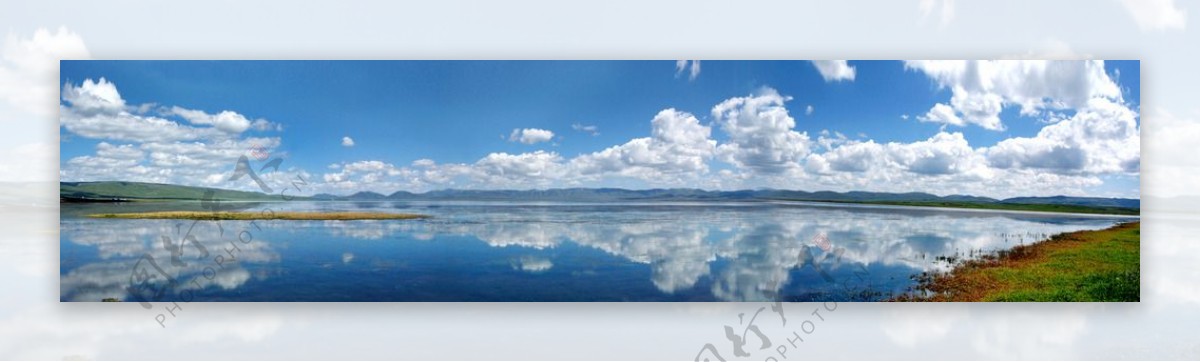 甘南尕海湖图片
