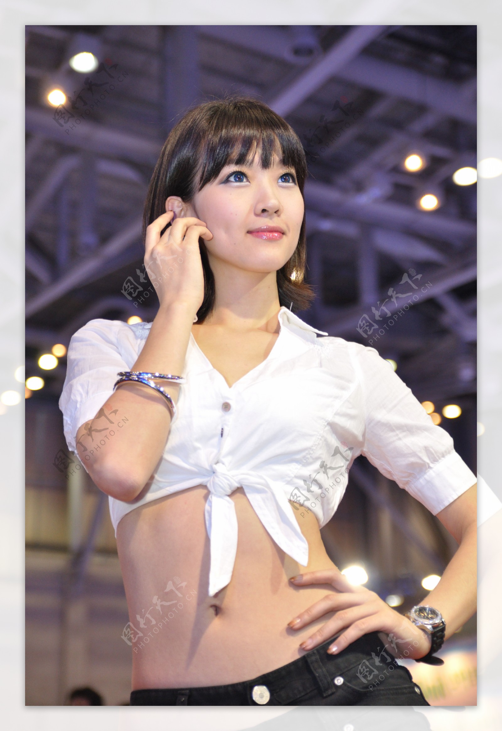 韩国美女模特安日娜图片