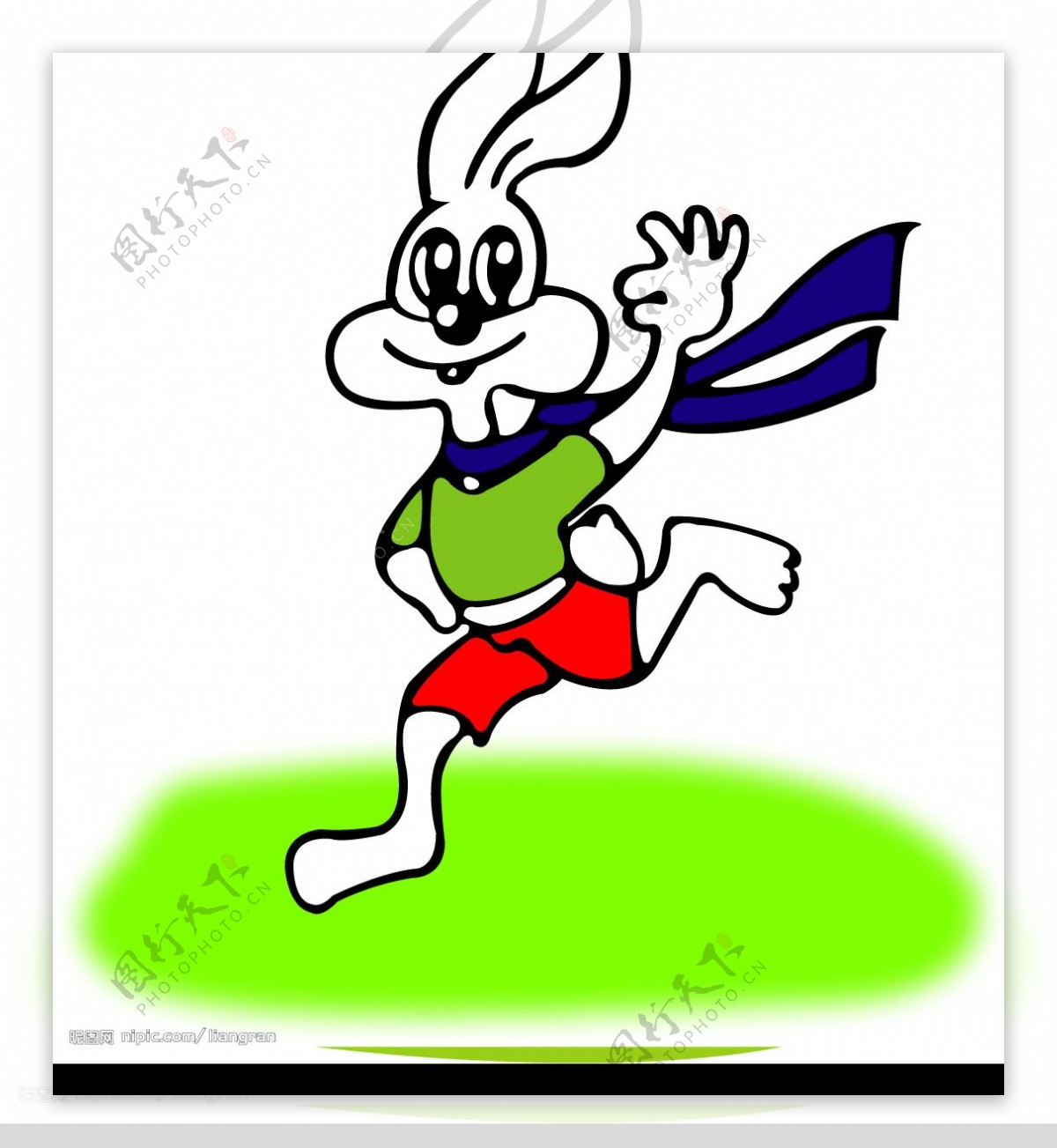 兔兔快运标志图片