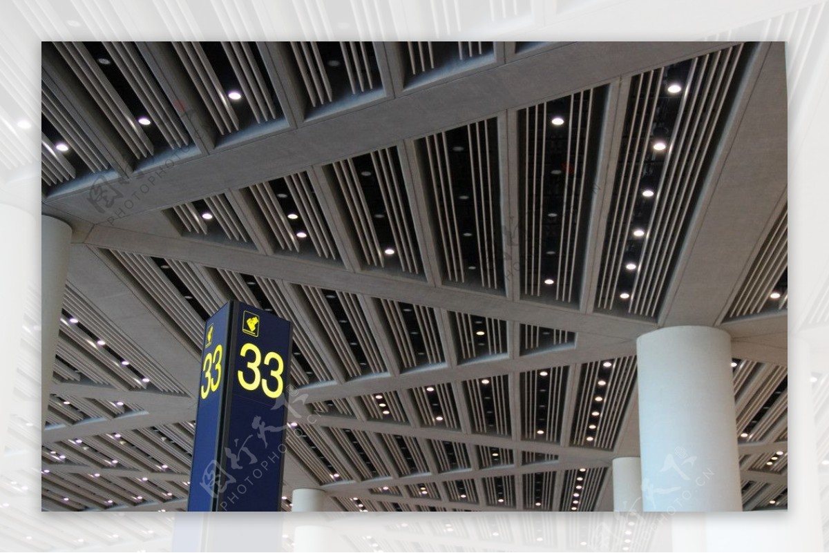 钢架结构首都机场图片