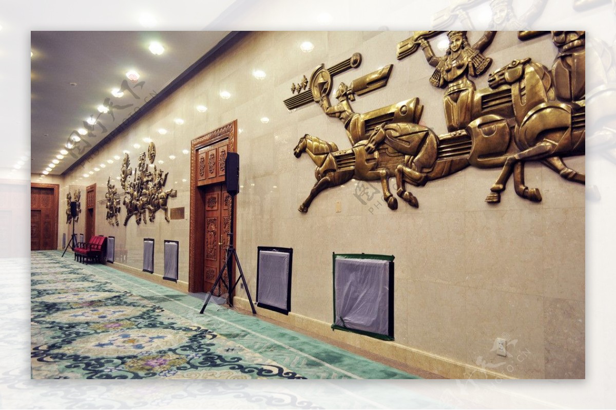 北京人民大会堂内蒙古厅图片