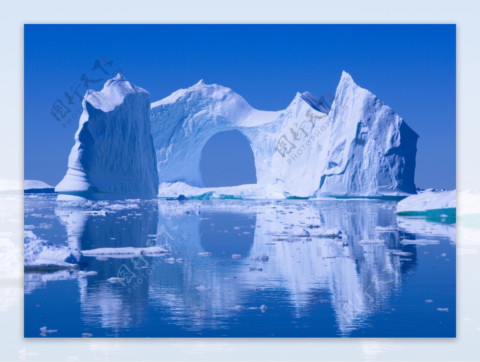 中国图库-风光-极地冰山图片壁纸
