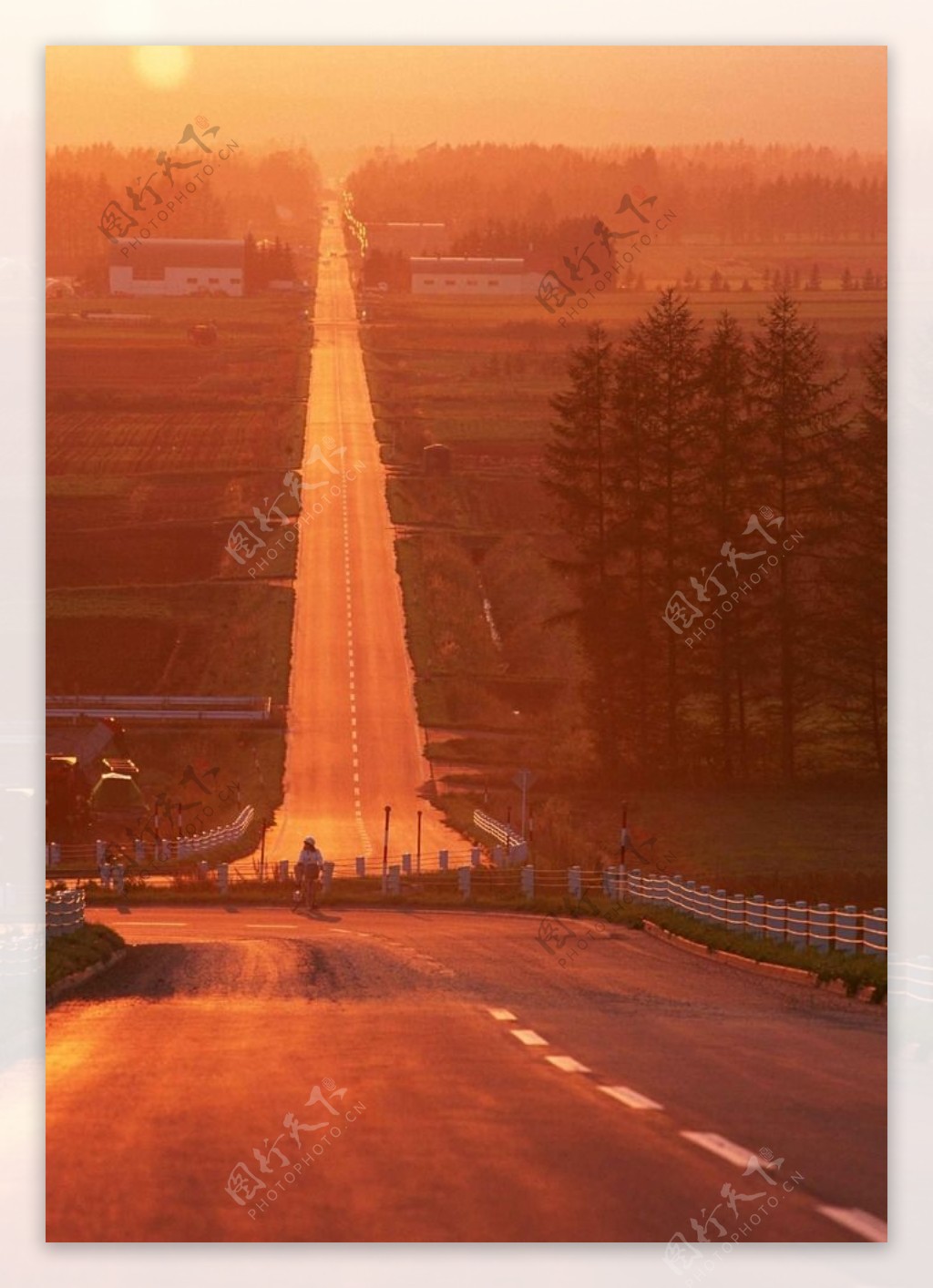 公路黄昏公路图片