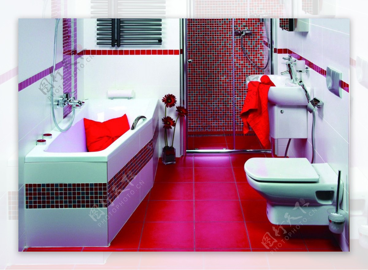 卫浴洁具浴室家具水暖五金卫生陶瓷浴室柜瓷砖图片