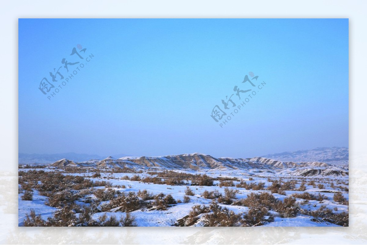 白杨河雪景图片素材-编号11244480-图行天下