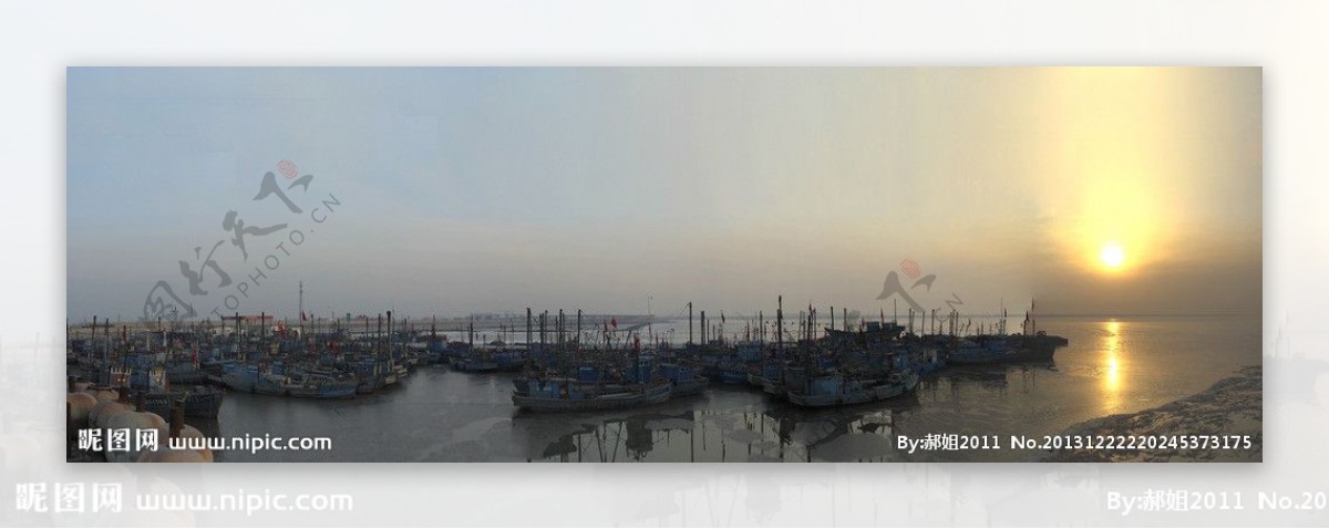 滨海新区蔡家堡渔港图片