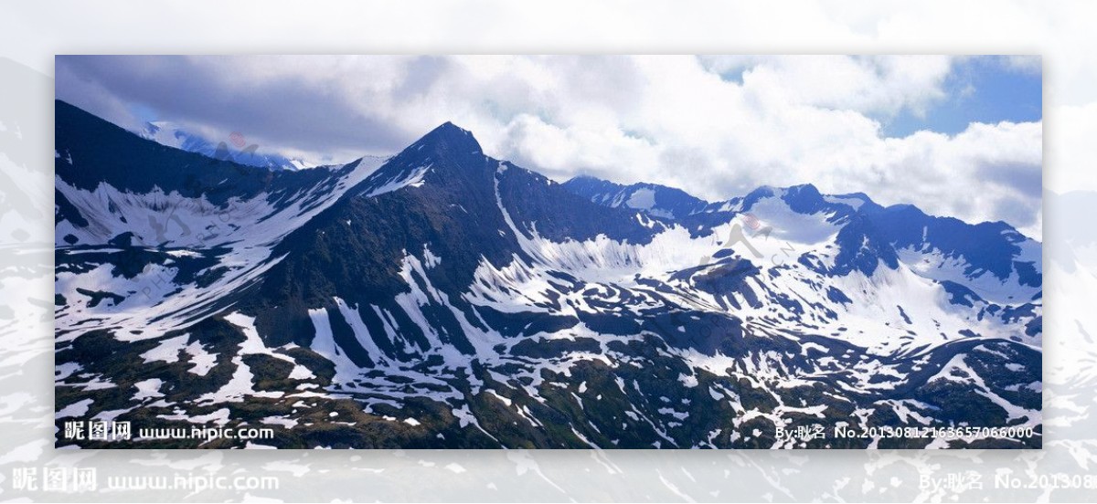 雪山美景风光图片