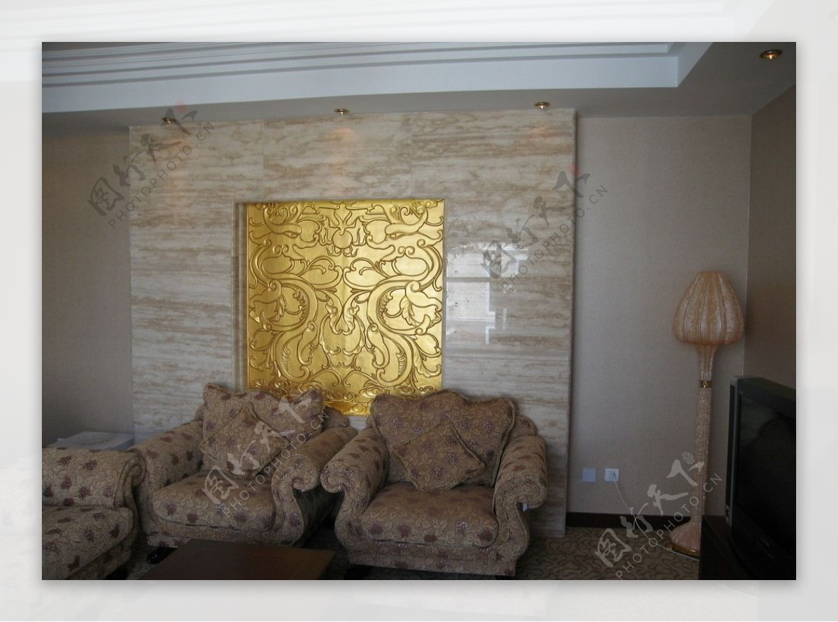 内蒙古巴彦淖尔市河套宾馆套房套房背景墙图片