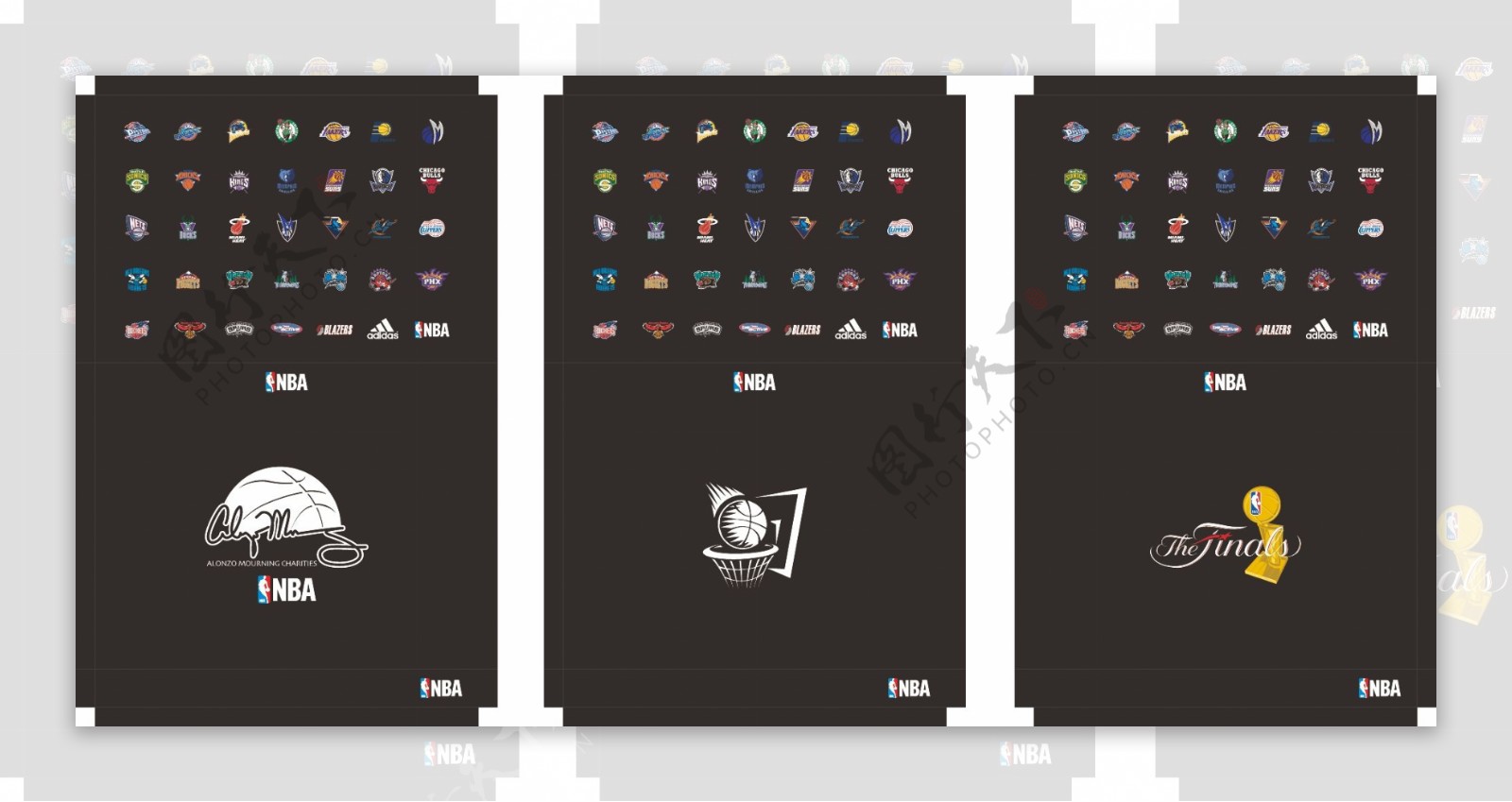 NBA球队图标包装图片
