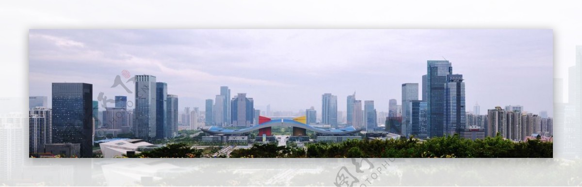 深圳市民中心全景图片