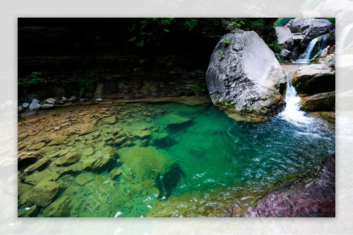 云台山潭瀑峡图片