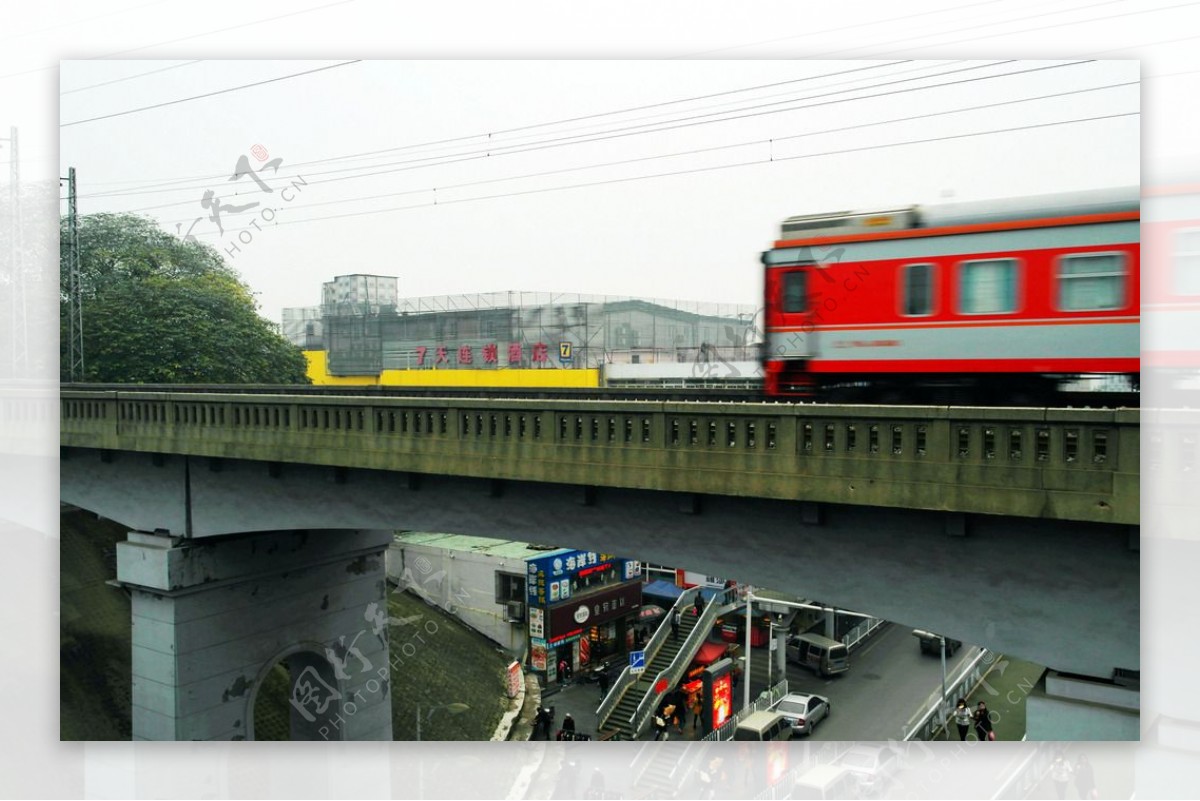 武汉长江大桥铁路引图片