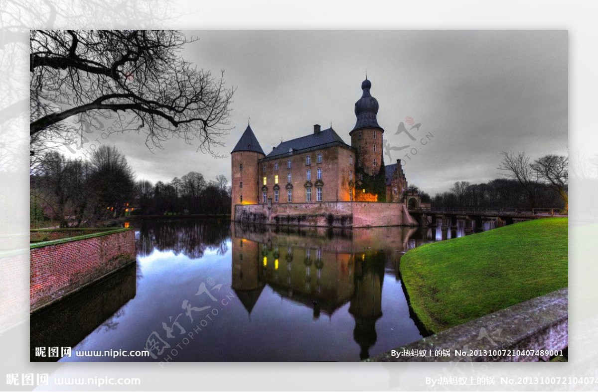 德国郊外城堡高清摄影图片