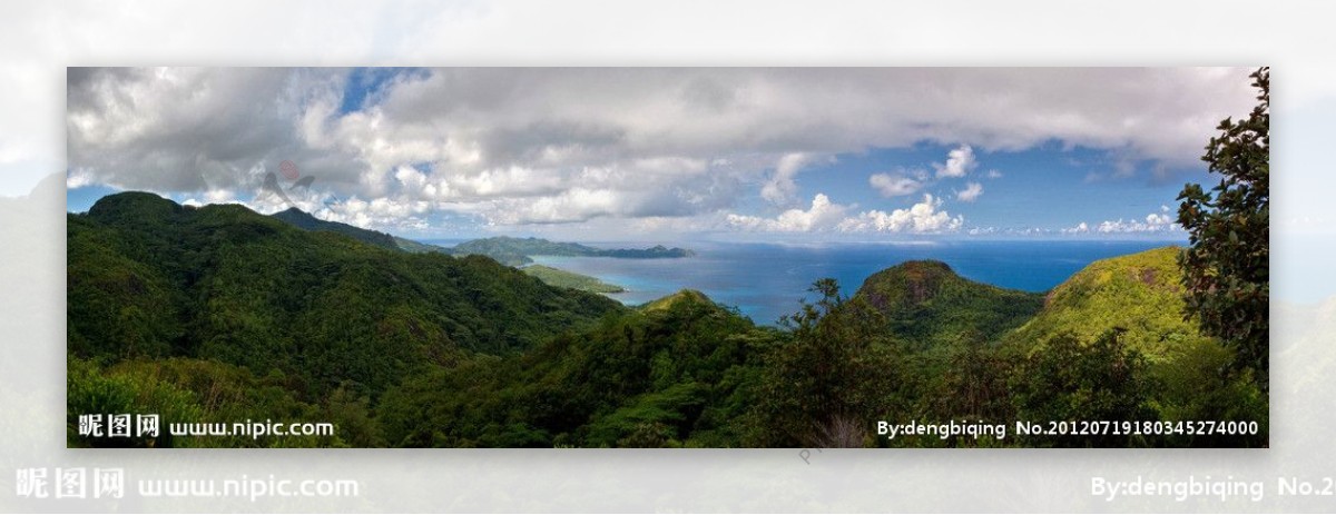 热带海岛海滩图片