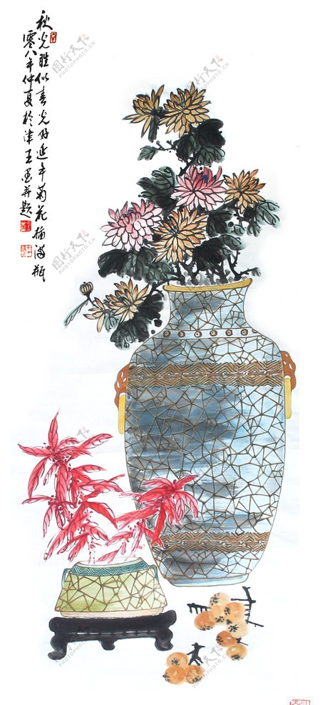 国画菊花图片