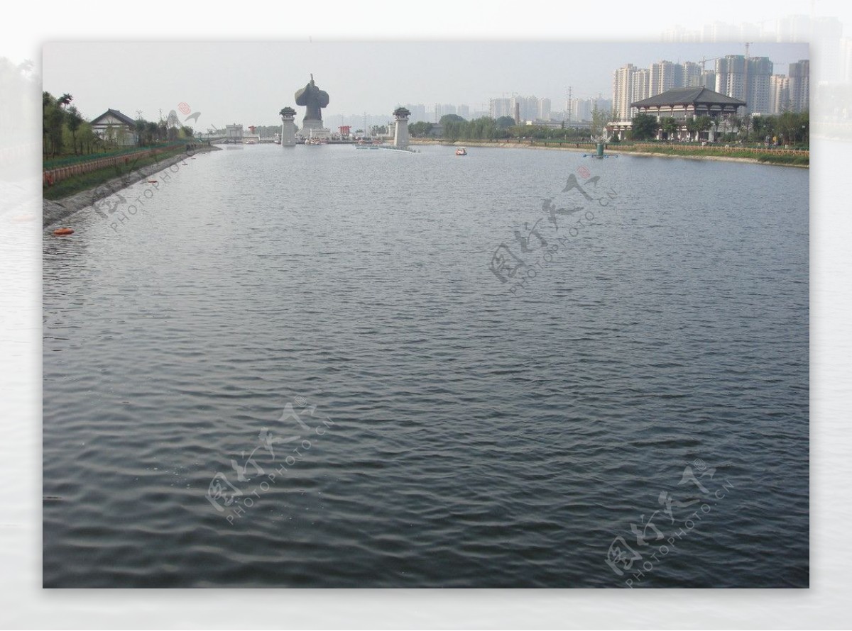 汉城湖景色图片