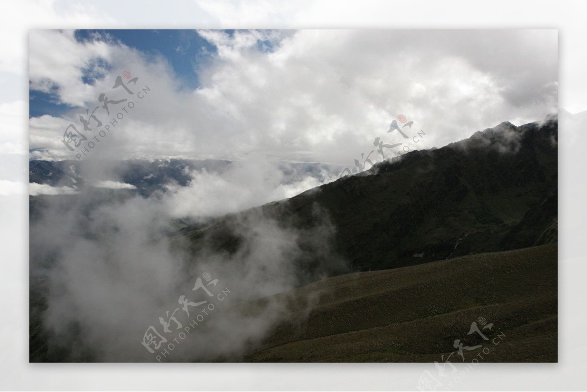 火山高原风光图片