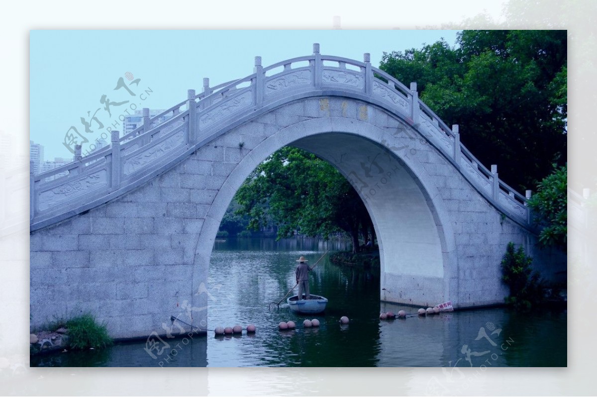 荔枝公园拱桥图片