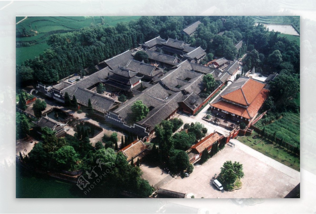 双桂堂全景图图片
