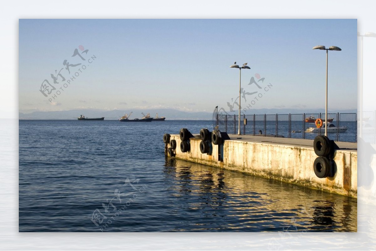 港口码头风光摄影图片