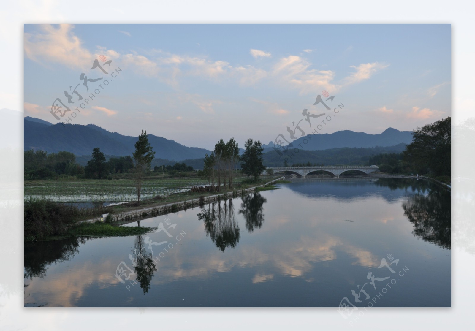 宏村风景图片