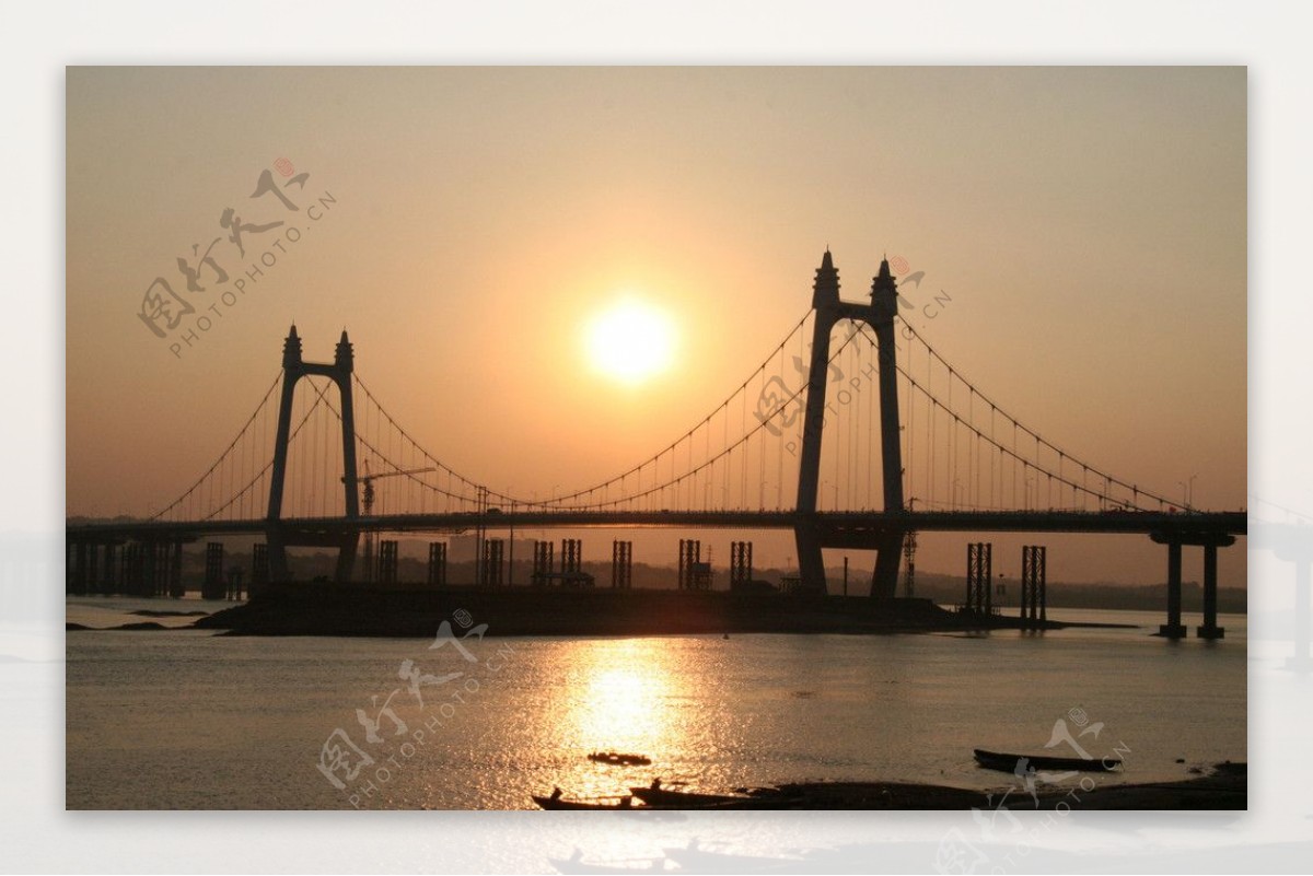长沙湘江三汊矶大桥图片
