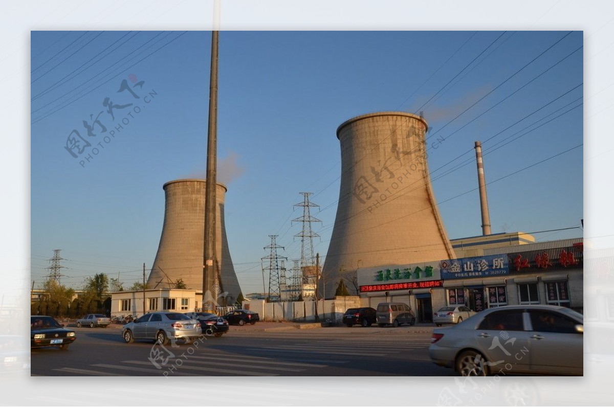 锦西石化化工厂大烟囱图片