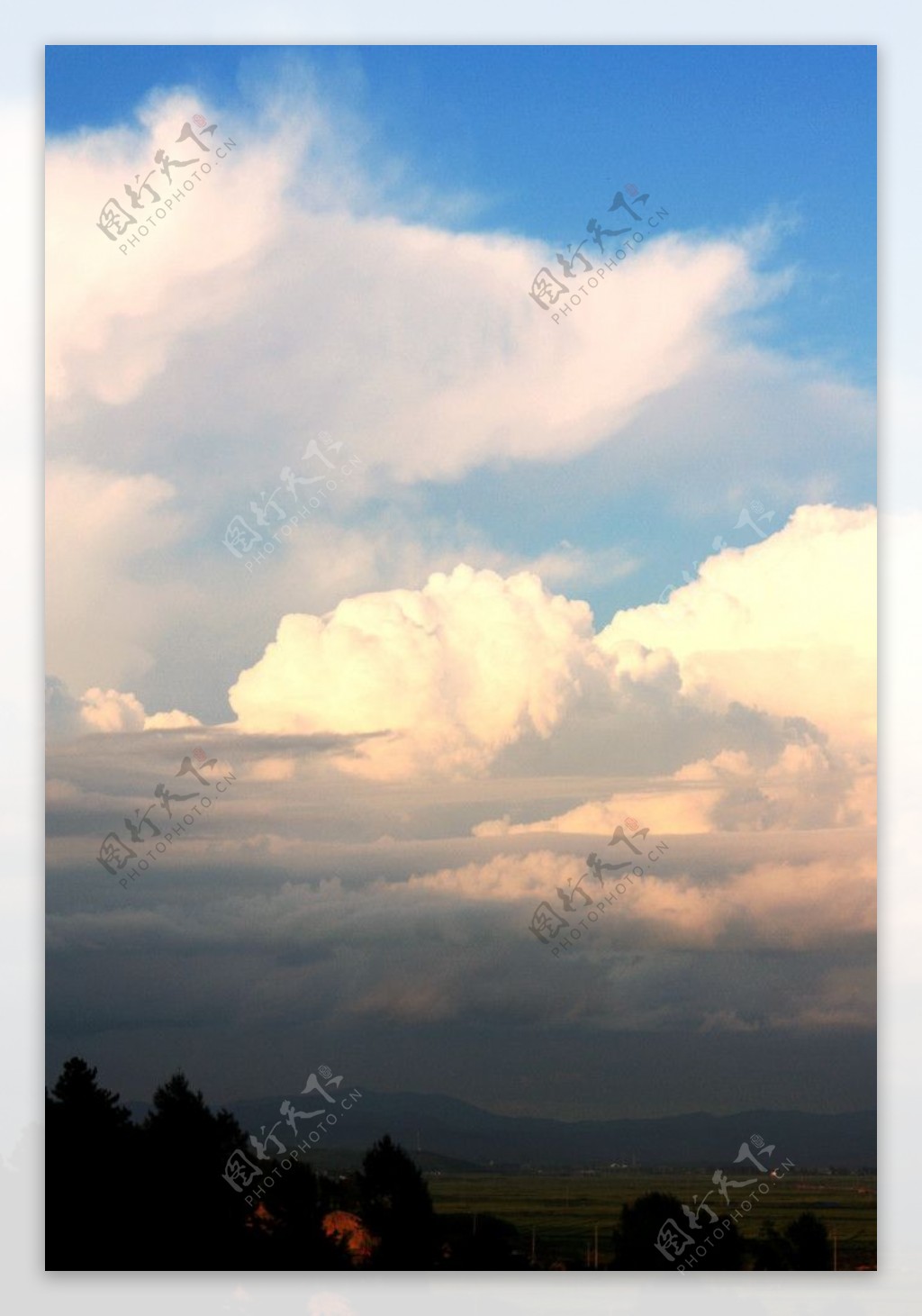 乌云风景图片