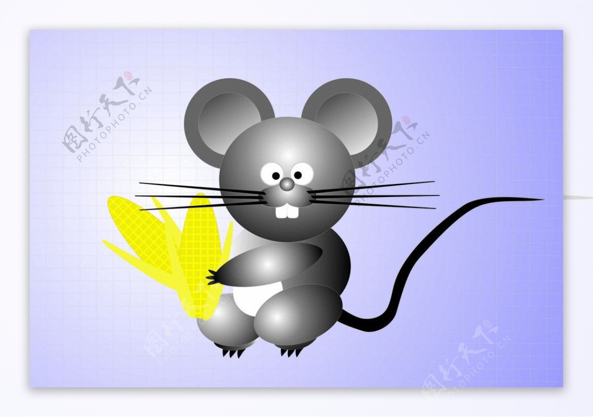 卡通老鼠矢量素材图片