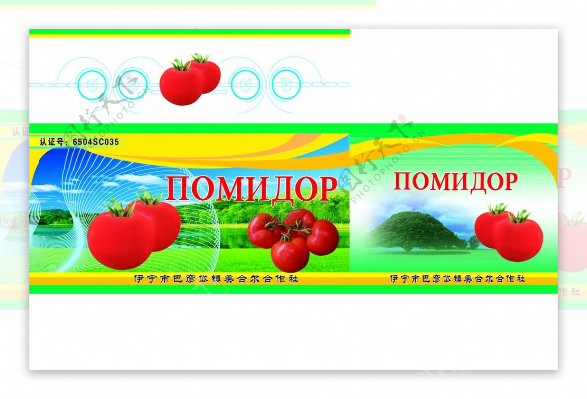 西红柿包装设计图片