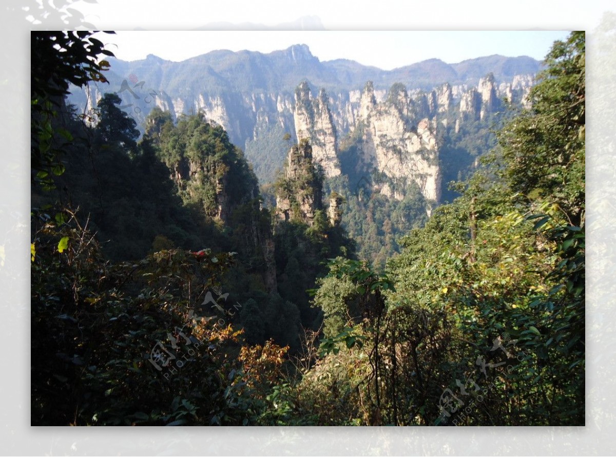 张家界天子山自然风光图片