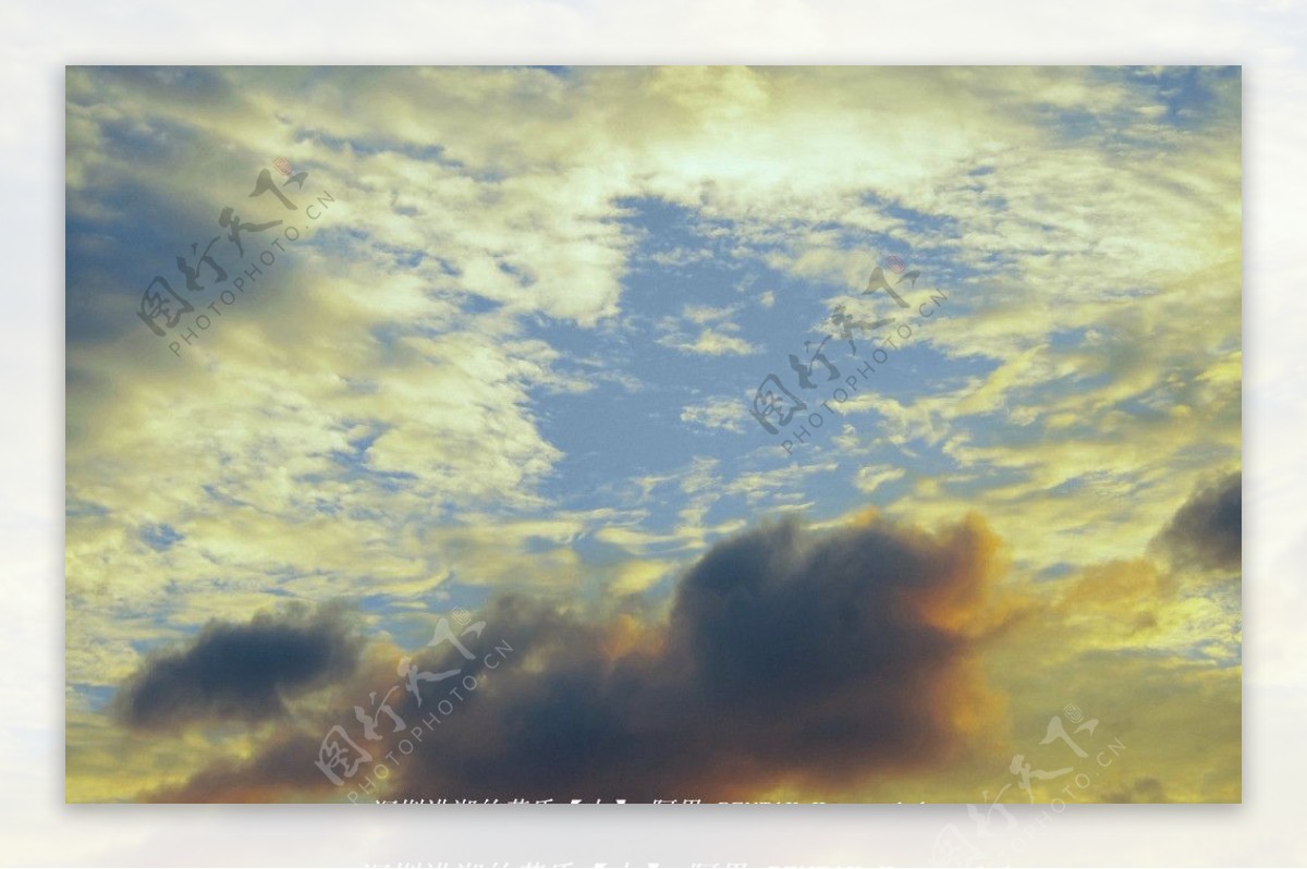 洪湖的天空图片
