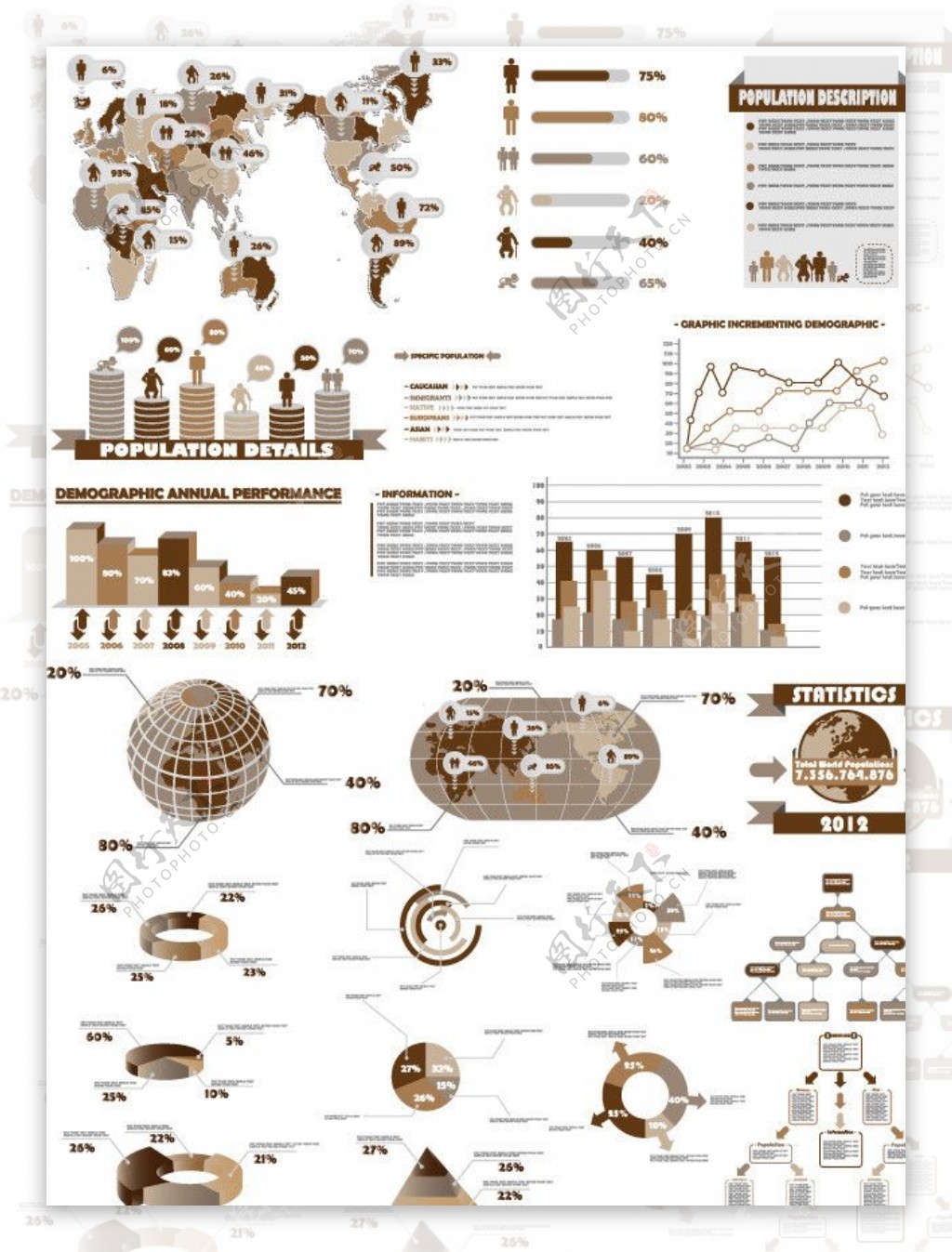 商务统计图表图片