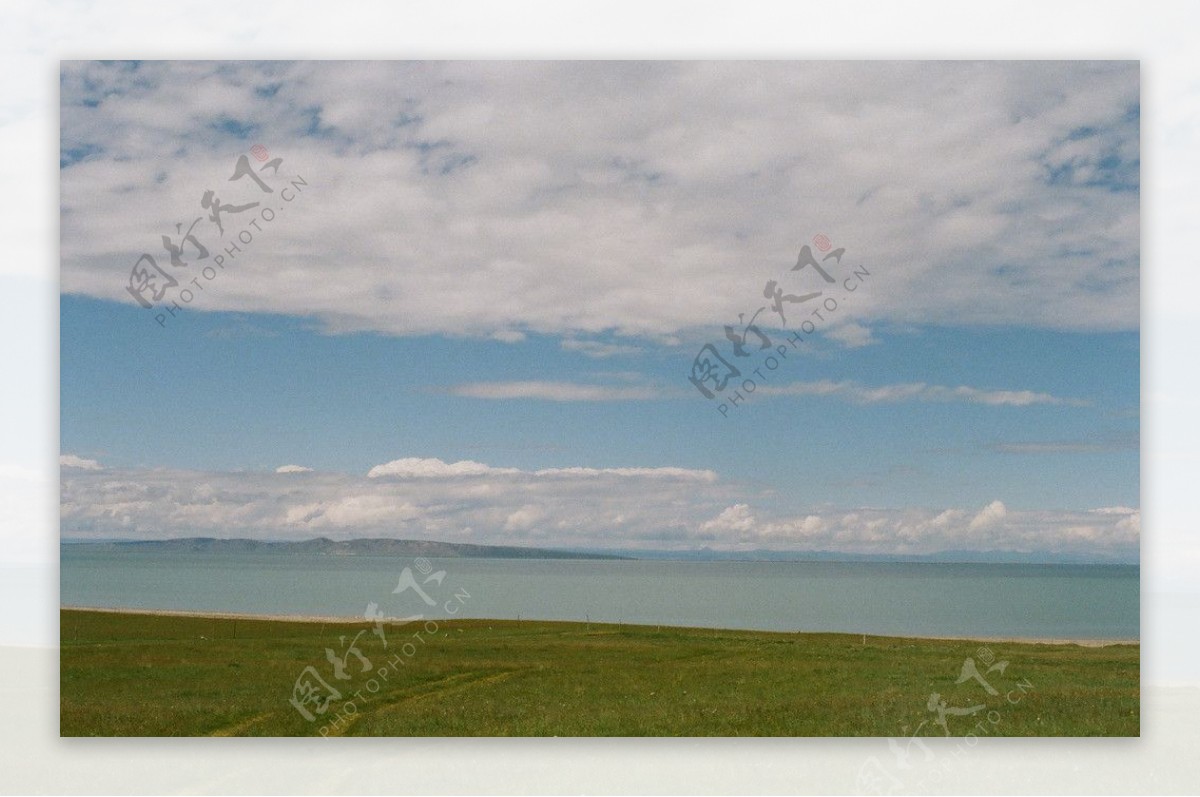 青海湖边的思念图片