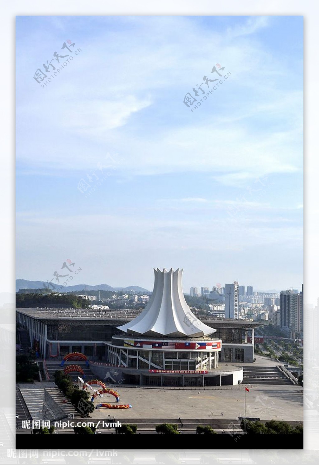 俯瞰南宁国际会展中心图片