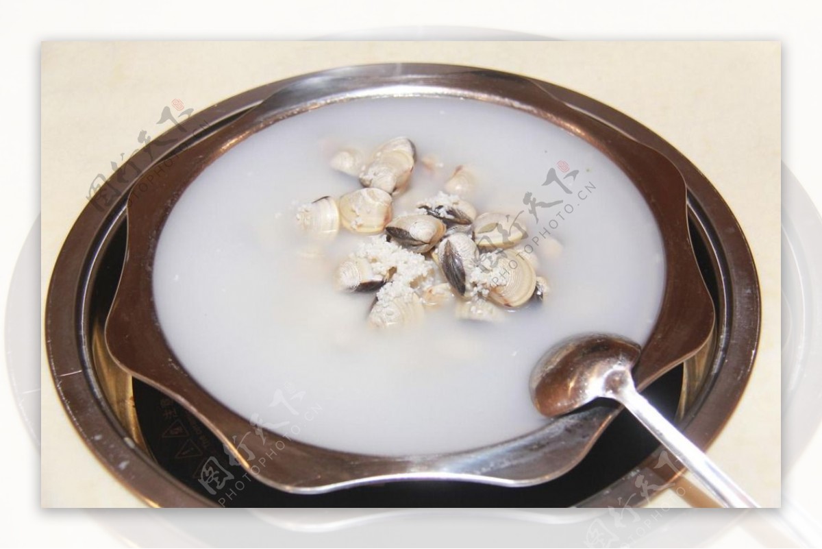 海鲜粥火锅图片