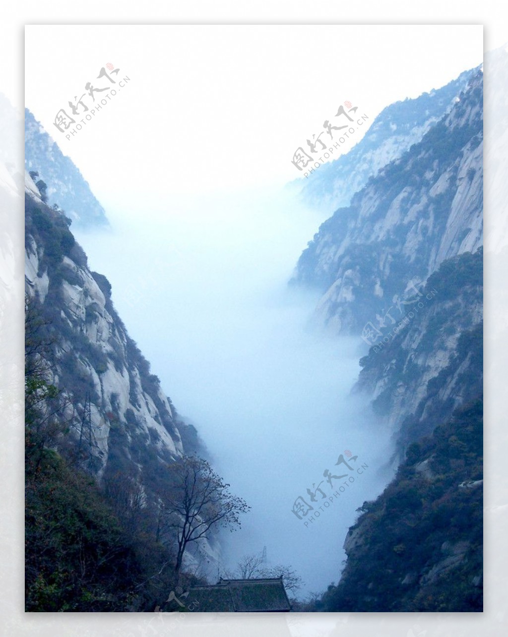 云雾山中图片