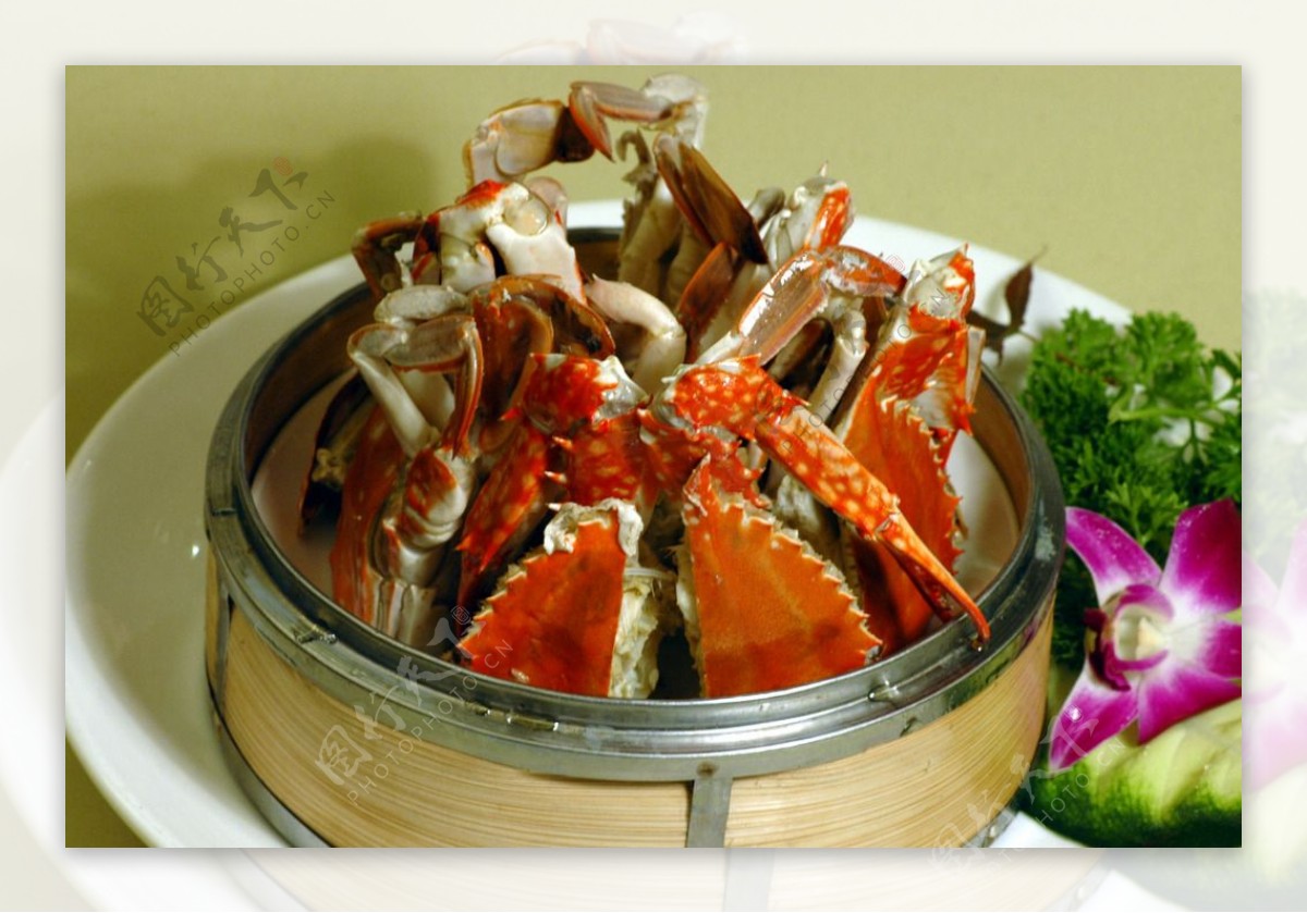 粤菜海鲜螃蟹图片