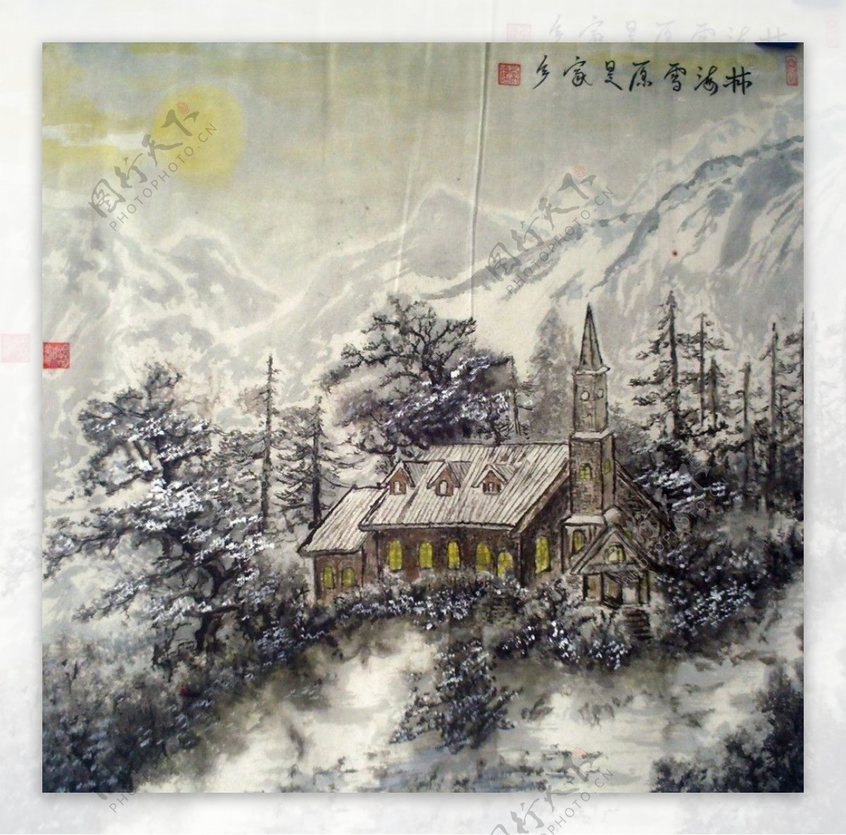 林海雪原图片